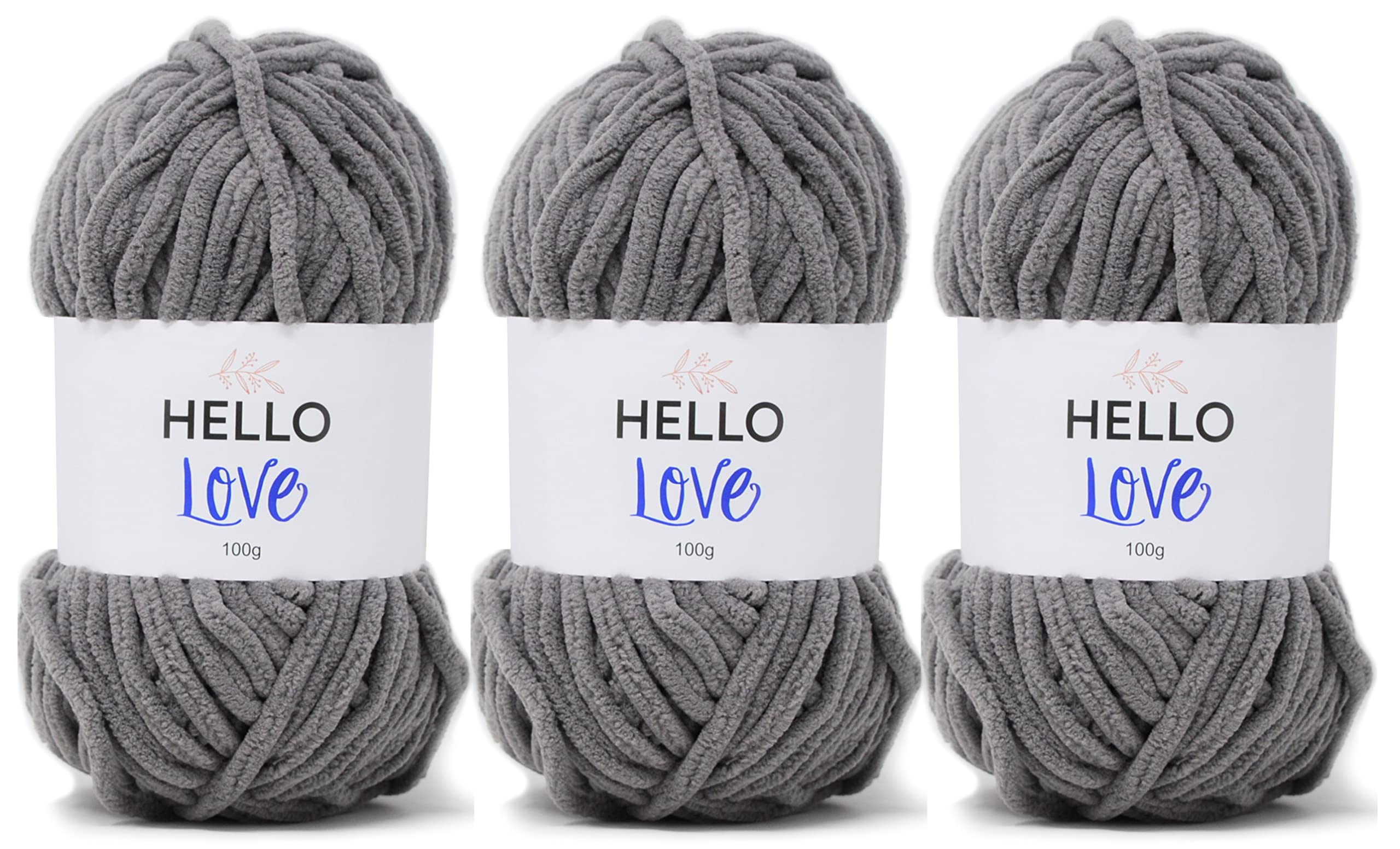 Hello Love - Baby Blanket Yarn 300g - Slate Grey (CK230-010)
