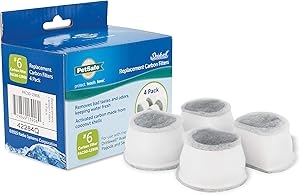 PetSafe Drinkwell Replacement Carbon Filters, Dog and Cat Ceramic and 2 Gallon Water Fountain Filters