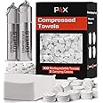 Compressed Towel Tablets - 100% Bamboo Camping Toilet Paper Tablets, Great for Hiking, Travel and Backpacking - Disposable Washcloths, Body Wipes, Paper Towel Coin Tissue - 100/250/500 Pack
