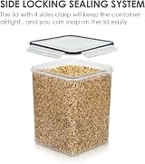 Vtopmart Large 5.2L 175oz Storage Containers 4 Pack with Lids BPA Free view 4