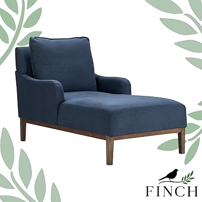 Finch Elmhurst Blue Chaise Lounge for Stylish Living Rooms