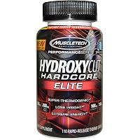 Muscletech Performance Series Hydroxycut Hardcore Elite (250mg Caffeine Anhydrous, 200mg Green Coffee, 100mg L-Theanine) - 110 Capules