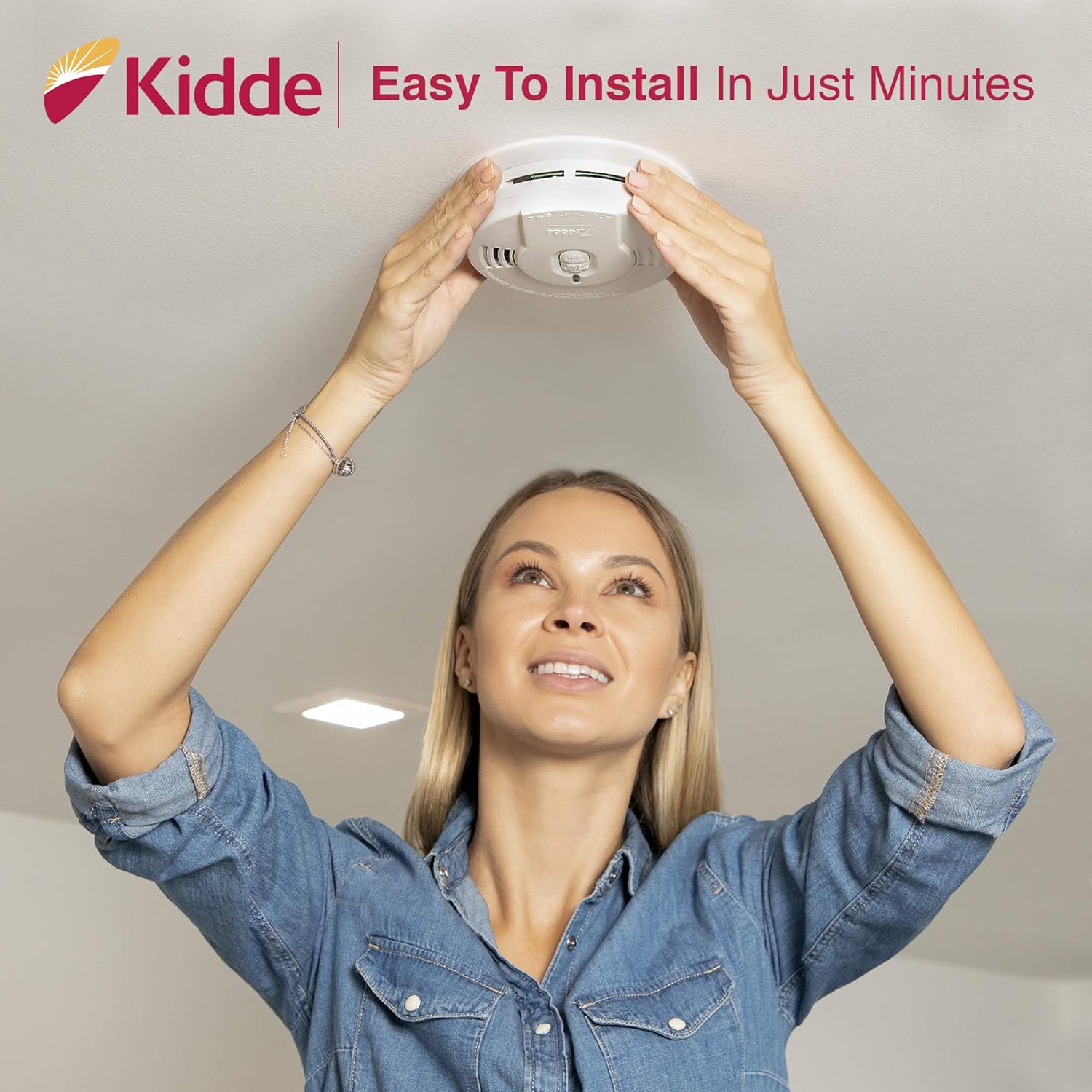 Kidde Sealed Lithium Battery Power Smoke Detector Alarm Model I9010 Amazon Com