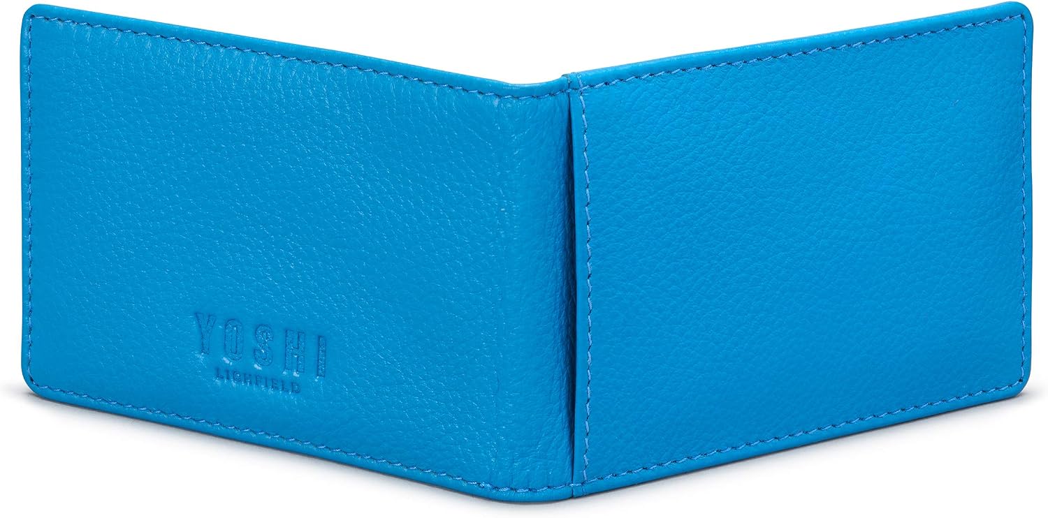 Duke Leather Travel Pass Holder by Yoshi (Cobalt Blue) - Image 5