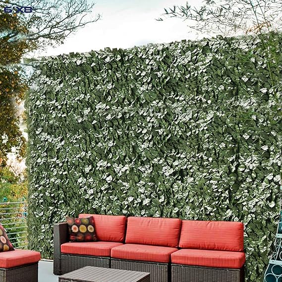 Windscreen4less® 6' x 8' Artificial Faux Ivy Leaf Privacy Fence Screen