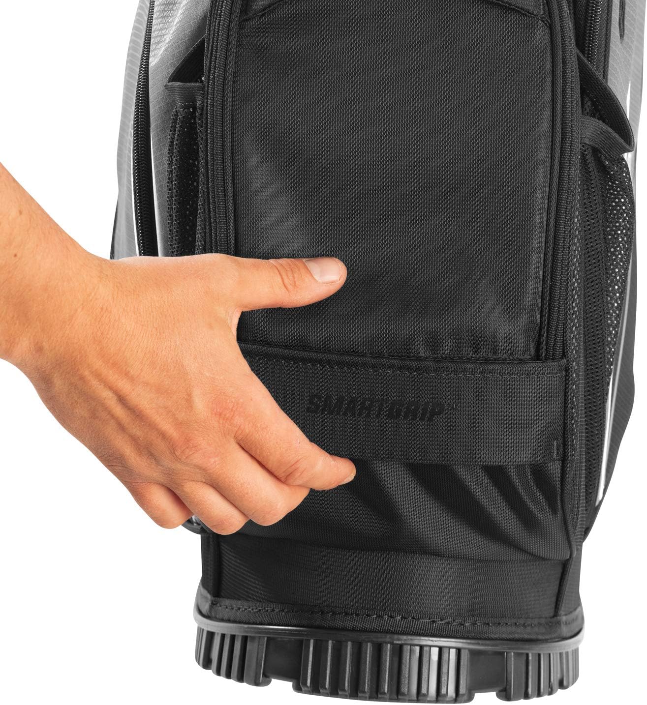 Izzo Golf Ultra-Lite Stand Golf Bag with Dual-Strap & Exclusive Features, Black/Gray: Sports & Outdoors