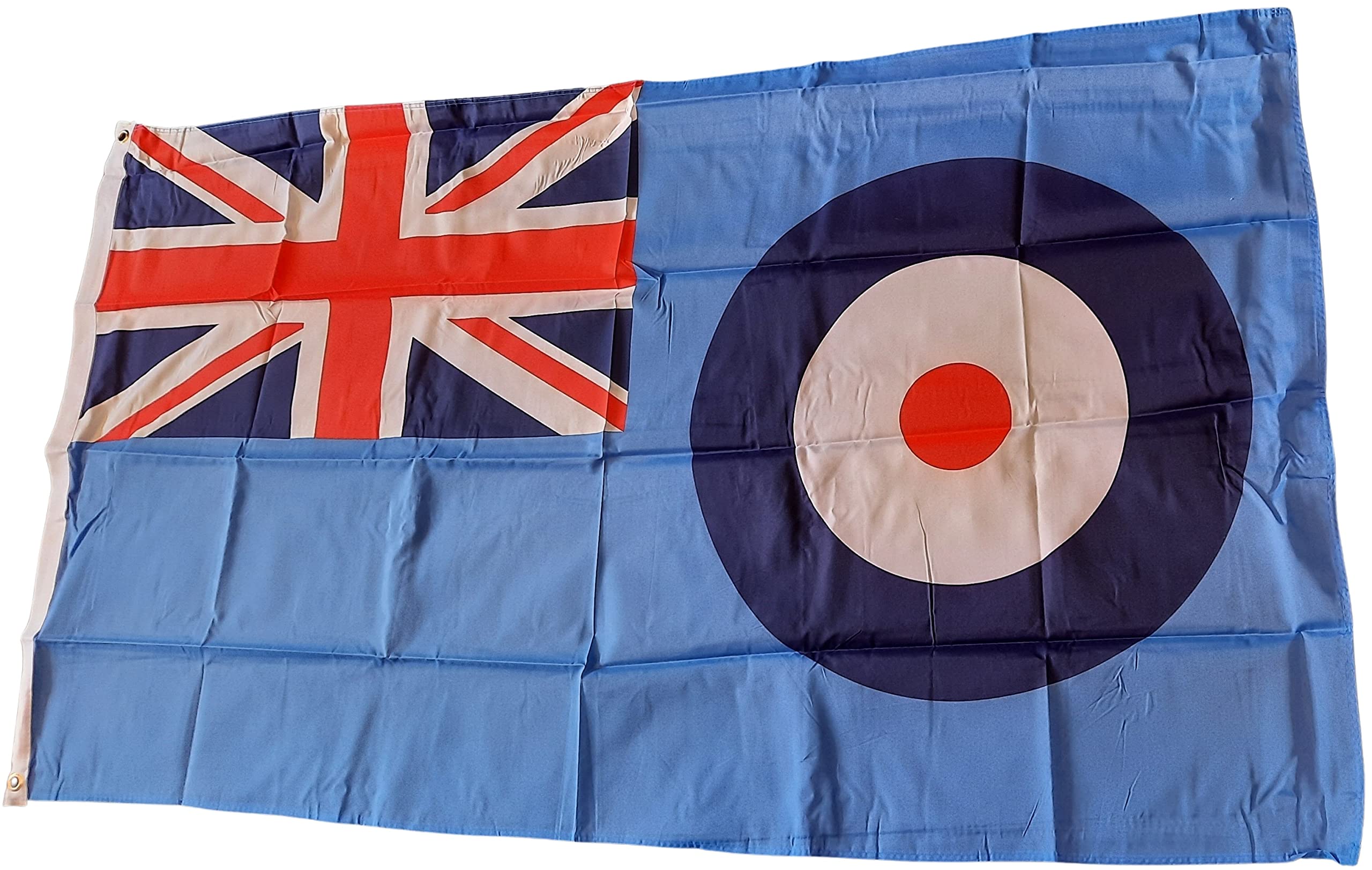NWFlags RAF Ensign Flag 5ft x 3ft 75d Premium Polyester Suitable For Flagpoles | Strong Polyester 5x3 foot material large Royal Air Force flag with 2 metal Eyelets
