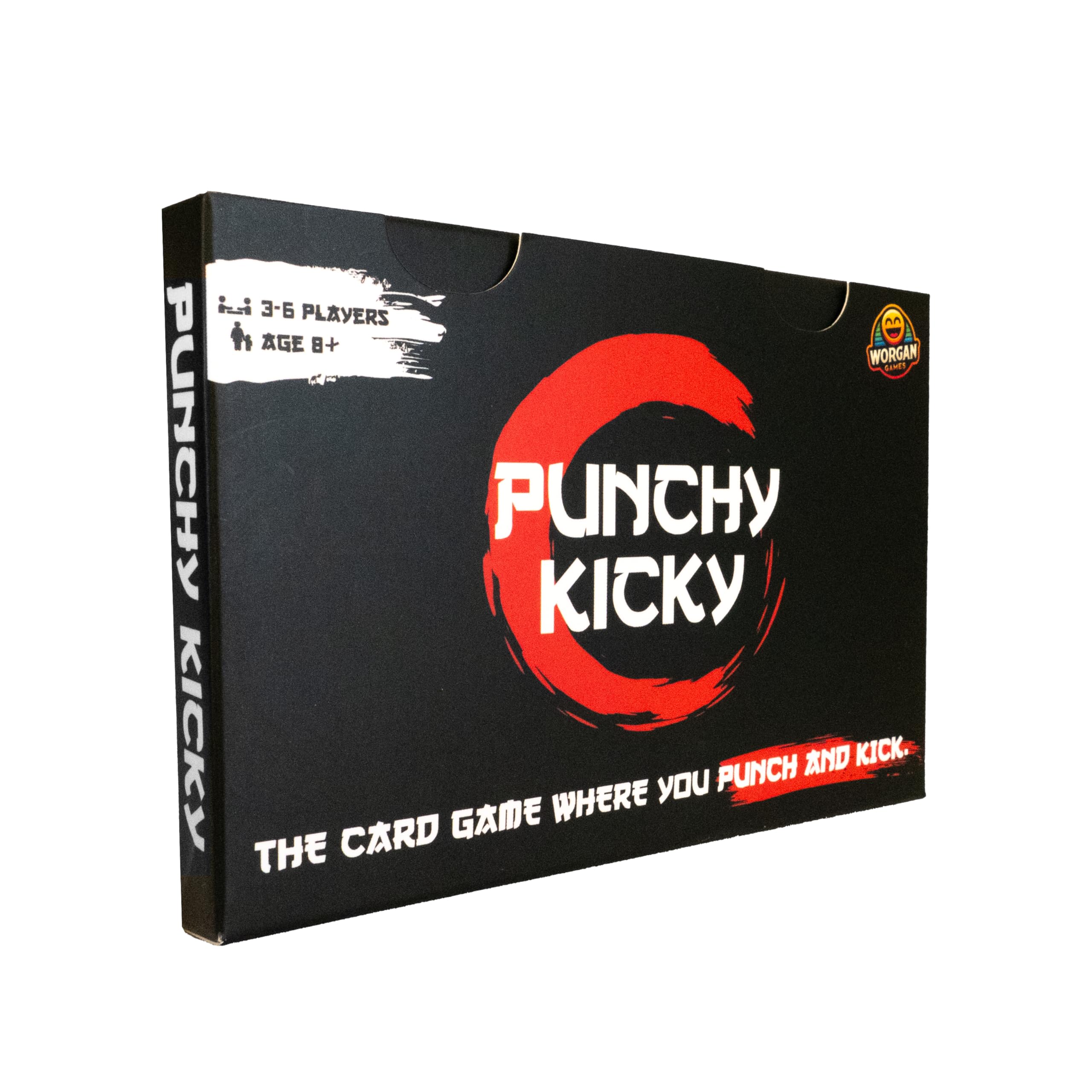 Worgan Games Punchy Kicky - The Silly Fighting Card Game | A Fun, Light-hearted Strategy Game For Friends and Family