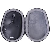 co2CREA Hard Travel Case for Logitech M720 Triathalon Wireless Mouse | Shockproof Protective Travel Bag with Hand Strap, Portable EVA Carrying Box