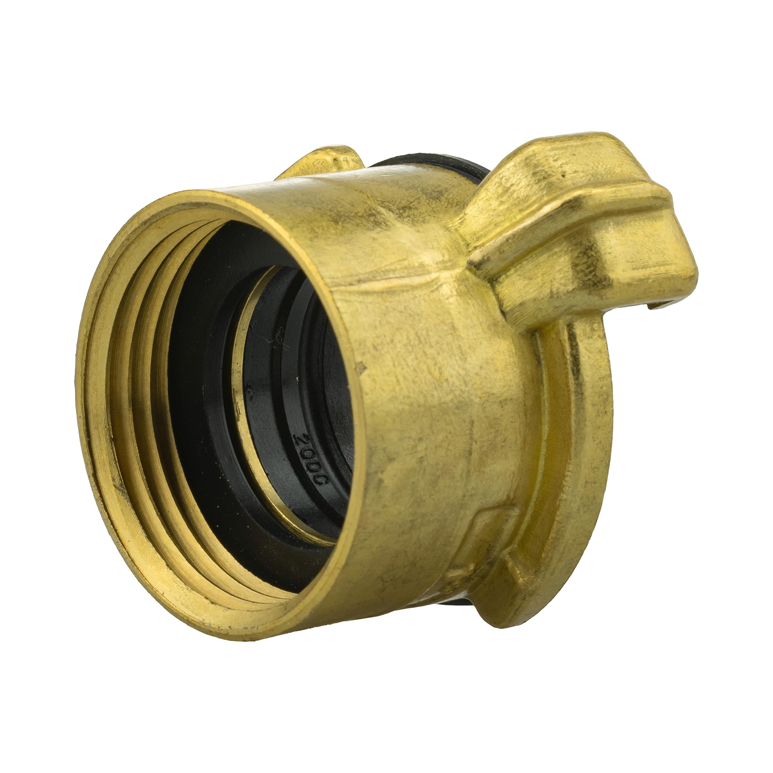 Professional Brass Claw Hose connectors/Fittings,Male/Female bsp Thread (1" bsp Female) as Used by Professional Gardeners,Landscapers and Nursery Workers