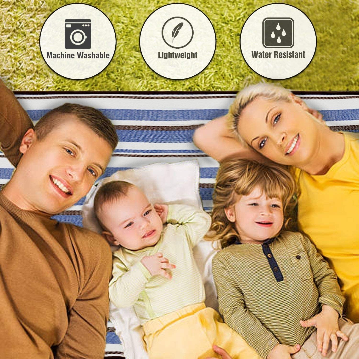 scuddles Extra Large Picnic Blanket Dual Layers Picnic Blankets and