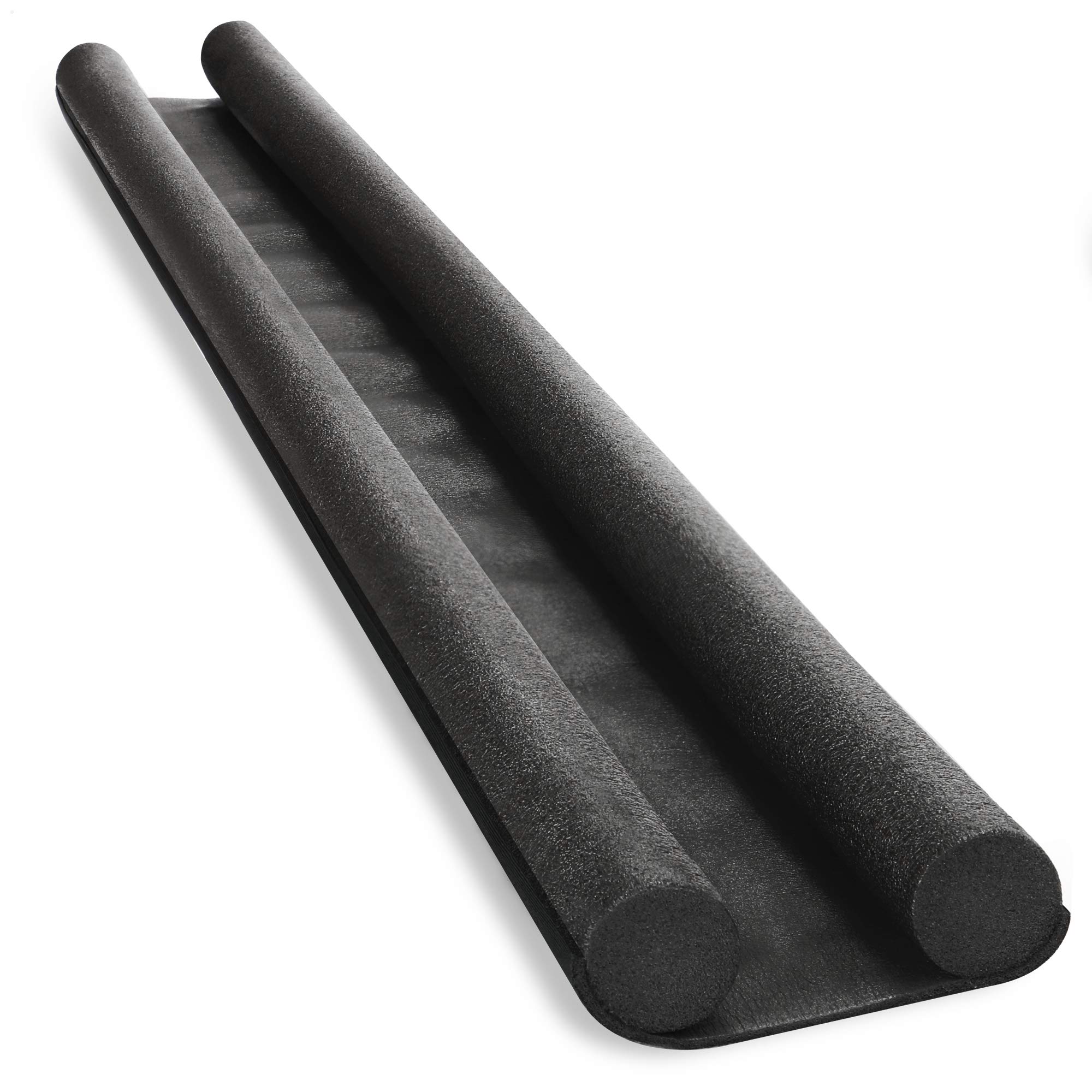 COM-FOUR® draft excluder for the door - door bottom seal - draft excluder with double seal - protection against drafts and noise - 86 cm