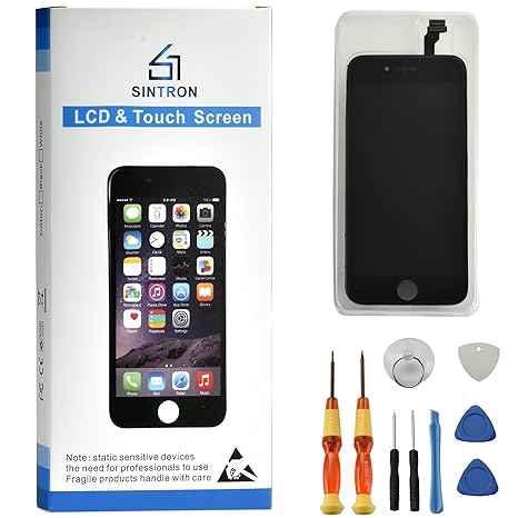 Sintron OEM LCD Bildschirm Ersatz - Für iPhone 6S Plus 5.5' Schwarz LCD Display Touchscreen Bildschirm Digitizer Assembly Rep