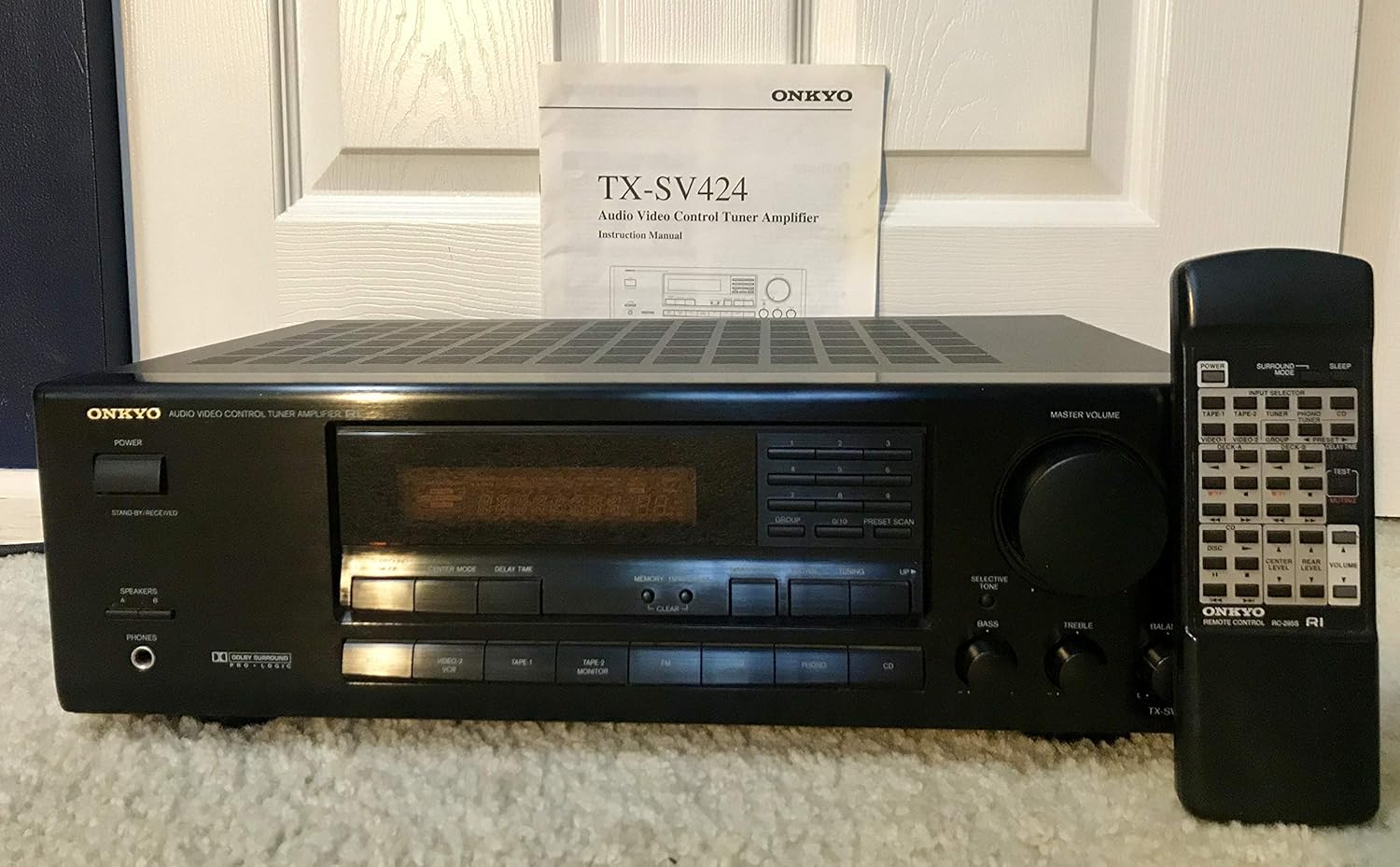Amazon.com: Onkyo TX-SV424 AV Control Tuner Amplifier: Home Audio & Theater