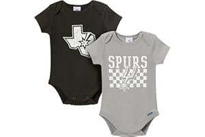 Gerber unisex-baby NBA Team 2 Pack Short Sleeve Onesie Bodysuits