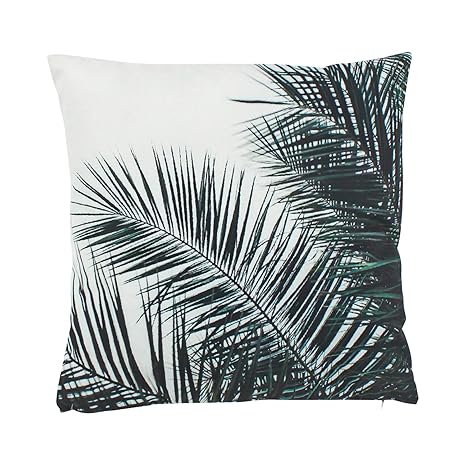 Bada Bing Outdoor Kissen Palmenblätter I Dekokissen 45 x 45 Tropical Kissen Für Draußen Garten Zierkissen Loungeecke Trend Ho