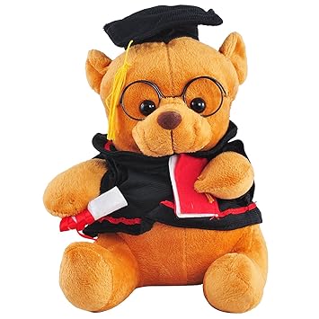 teddy bear with specs