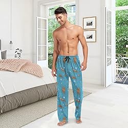 Ollabaky Sea Otters Shell Snail Pajama Pants Men