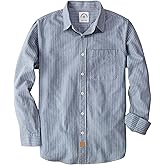 Dubinik® Flannel Shirt for Men 100% Cotton Mens Flannel Shirts Long Sleeve Plaid Soft Casual Button Down Shirt Men