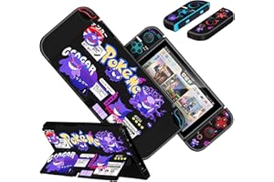 Oqplog Anime Case for Nintendo Switch OLED 2021 Cool Animation Character Design Themed Cute Funny Character Fashion Scratch Resistant Cases Hard Shell Cover for Girls Kids Boys for Switch OLED,Genggui