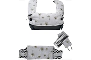 HNYBABY Baby Carrier Cover Organic Cotton Drool Teething Pads Fit Ergobaby All Carriers