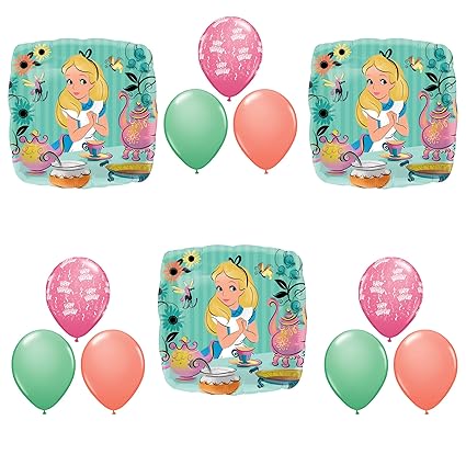 Alice In Wonderland Tea Birthday Party Balloons Decoration