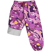 JAN & JUL Waterproof Fleece Lined Snow and Rain Pants for Toddlers and Kids