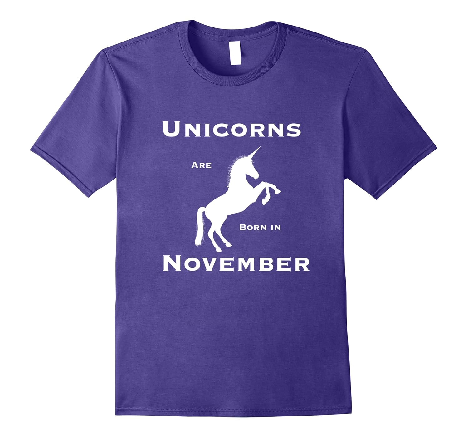 Unicorns are Born in November - Unicorn Birthday Shirt-Rose