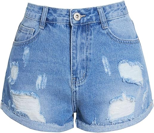 women's denim shorts uk