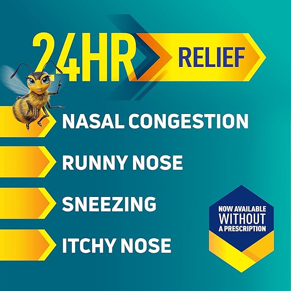 NASONEX 24HR ALLERGY NASAL SPRAY, ALLERGY + CONGESTION, NON-DROWSY RELIEF IN FULL PRESCRIPTION STRENGTH, 120 SPRAY