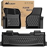 Nilight TPE Floor Mats for Ford F250 F350 F450 Super Duty Crew Cab 1999 2000 2001 2002 2003 2004 2005 2006 2007 All Weather Custom Fit Heavy Duty Floor Liners