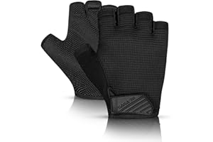 SAGA SPORTS Kids Cycling Gloves, Half Fingerless Anti-Slip Kids Bike Gloves for Boys & Girls