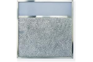 YUEERIO BP57 Aluminum Range Hood Filter with Light Lens,Kitchen Exhaust Grease Filter, Stove Hood Vent Air Filter 1-Pack for Broan-NuTone fit 43000 Series Range Hood