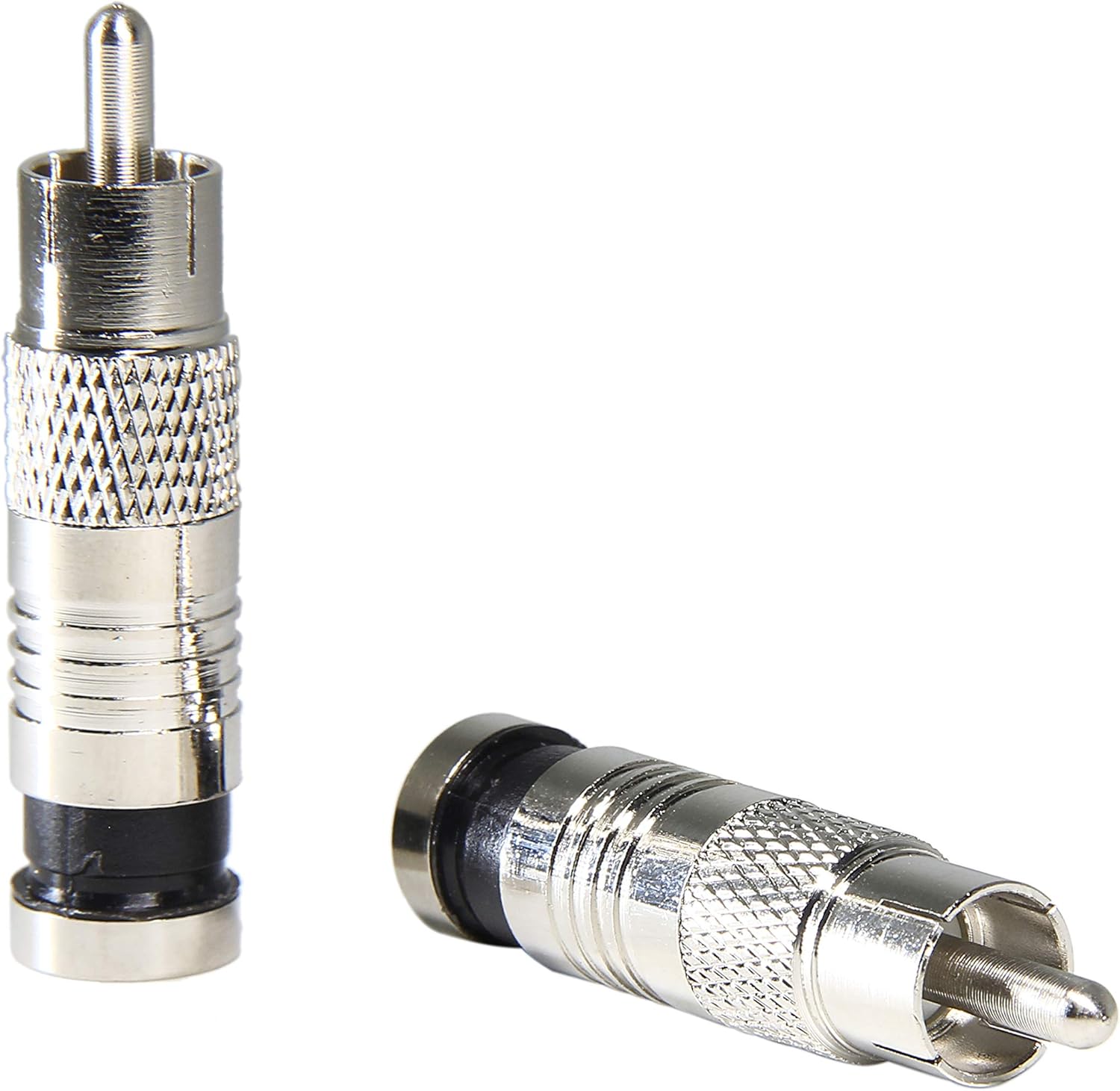 RG6 RCA Male Connectors, Ancable 20Pack RCA Compression Adapter, for