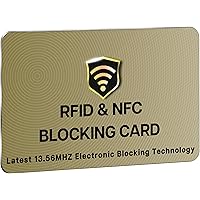 Amazon.com: SaiTech IT Set of 20 RFID Blocking Sleeves Best way to Protect  your Cards from Electronic Theft, Durable, Lightweight and Compact Design  to fit in Pocket or Purse (Black) : Clothing,
