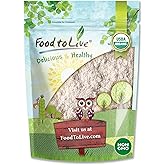 Food to Live Whole Grain Buckwheat Flour Blend, 4 Pounds - A Custom Mix of Buckwheat Flour and Oat Flour, Non-GMO, Fine Meal, Vegan, Bulk. All Purpose Flour. Great for Baking
