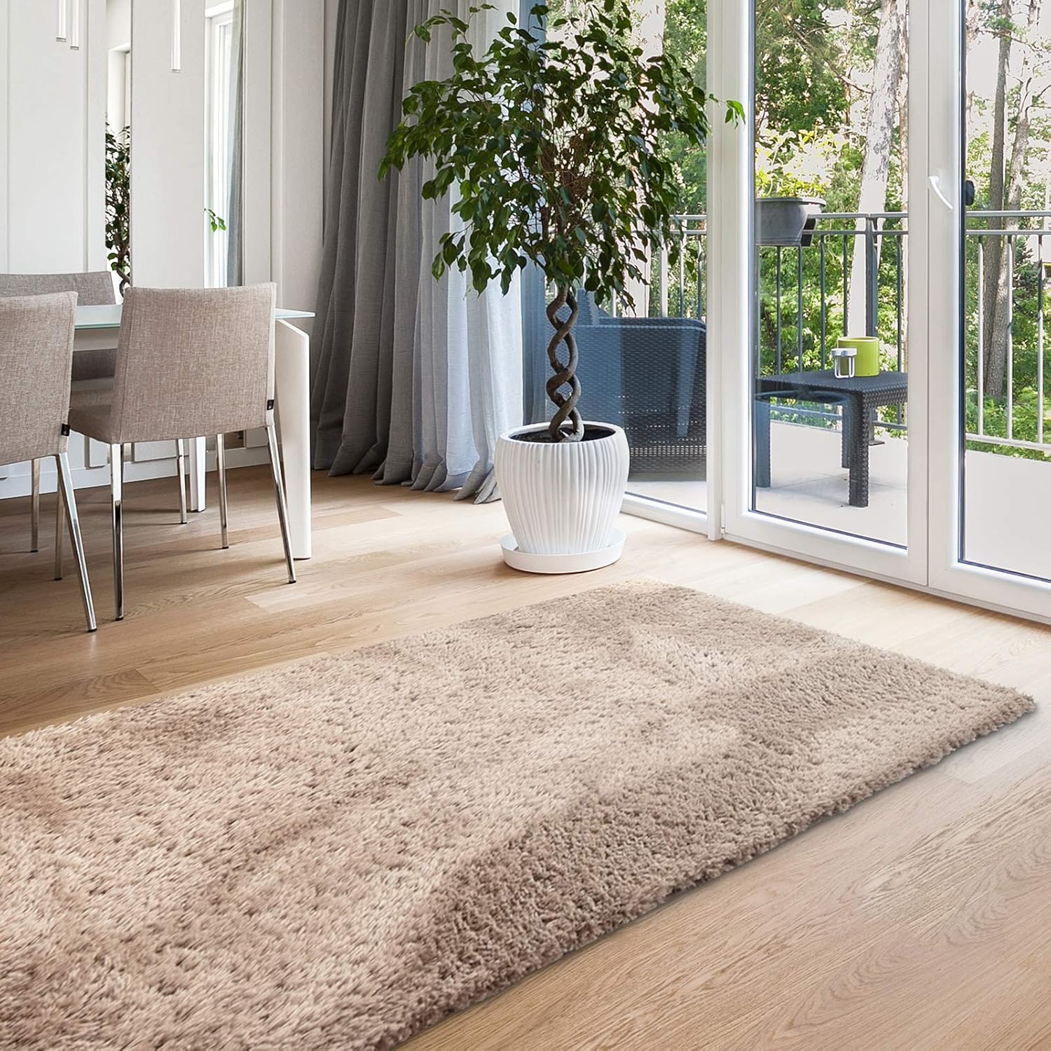 Casa Pura Teppich Laufer Elite Hochflor Langflor In Flokati