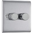 BG Electrical Double Dimmer Switch