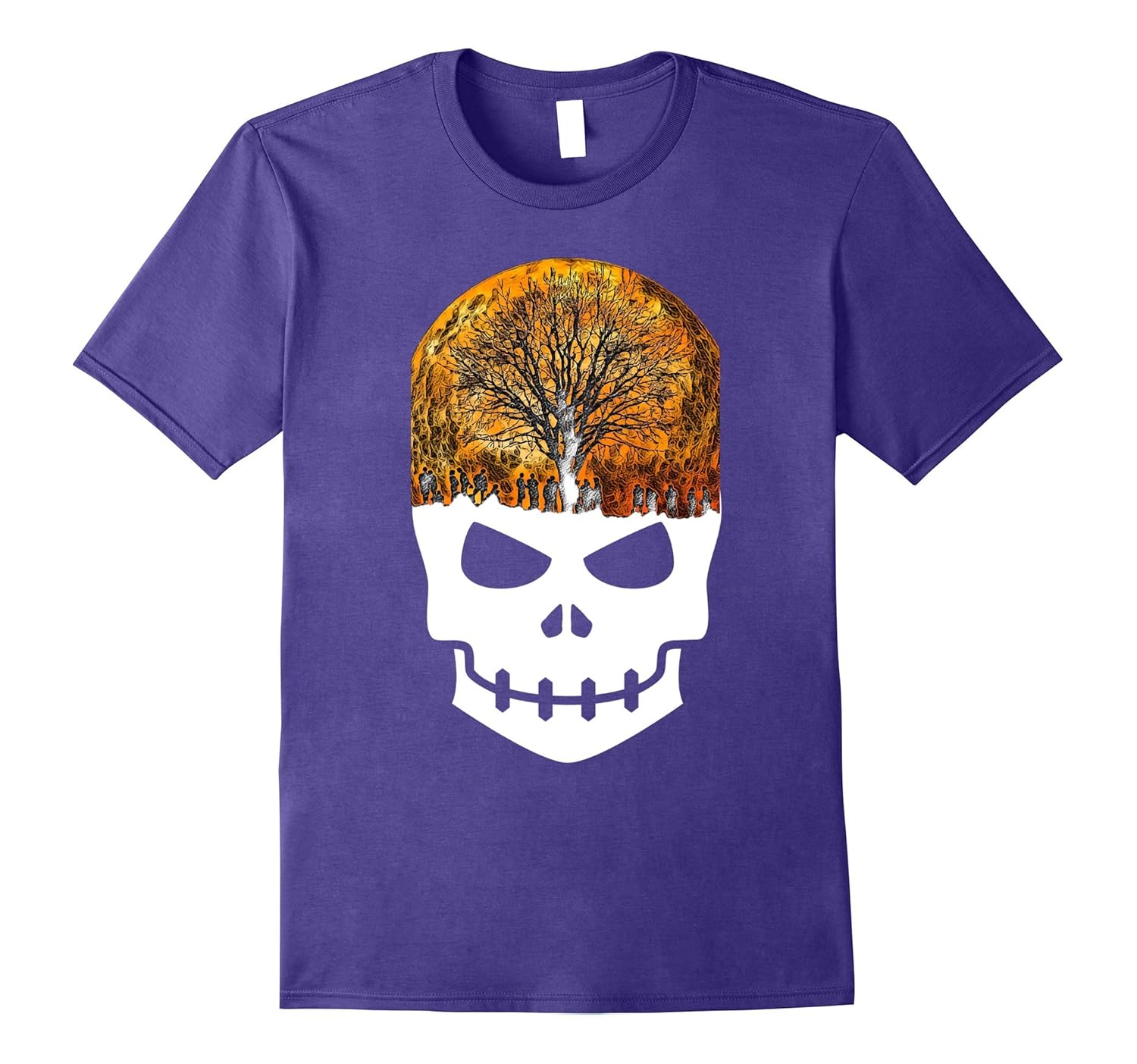 Skeleton brain skull Christmas t shirt Holiday Gift xmas tee-ANZ