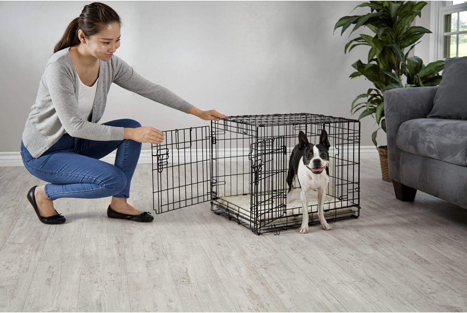 you and me 2 door folding crate xl