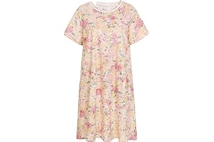 AVIIER 100% Cotton Hospital Gowns for Women Open Back Adaptive Clothing Nightgown Post Shoulder Surgery Patient Gown