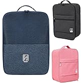 Portable Waterproof Shoe Organizer - Travel Essentials for Carry On Luggage, Travel Shoe Bags, Shoes Travel Bag for Luggage, Hold 3-4 Pairs of Shoes Storage Pouch