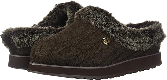 skechers womens keepsakes ice angel slippers black