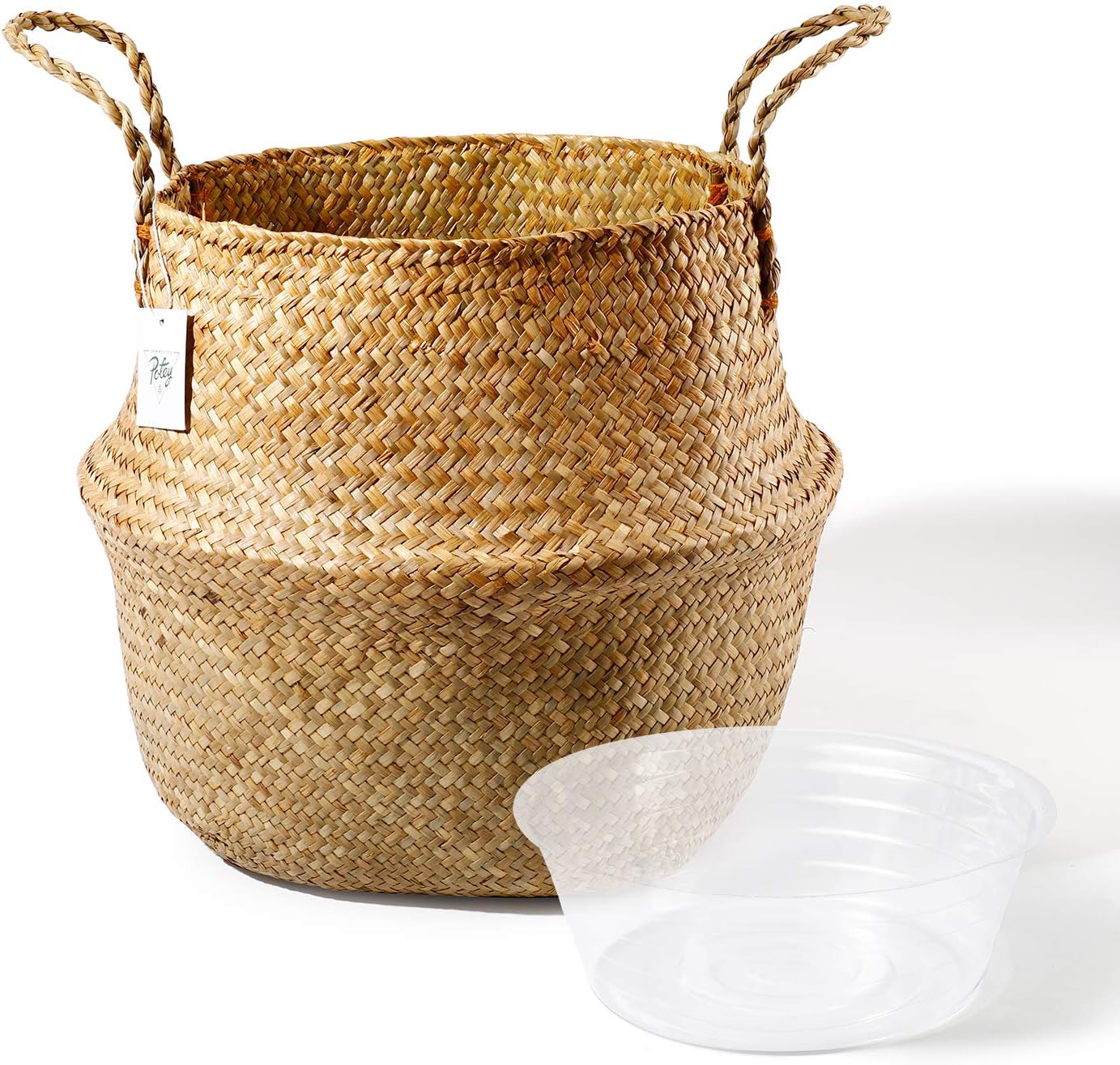 POTEY 710103 Seagrass Plant Basket Hand