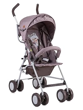 Lorelli 10020881713 Kinderwagen, Buggy Trek, Rückenlehne verstellbar, Sonnendach, Korb 6 +, beige