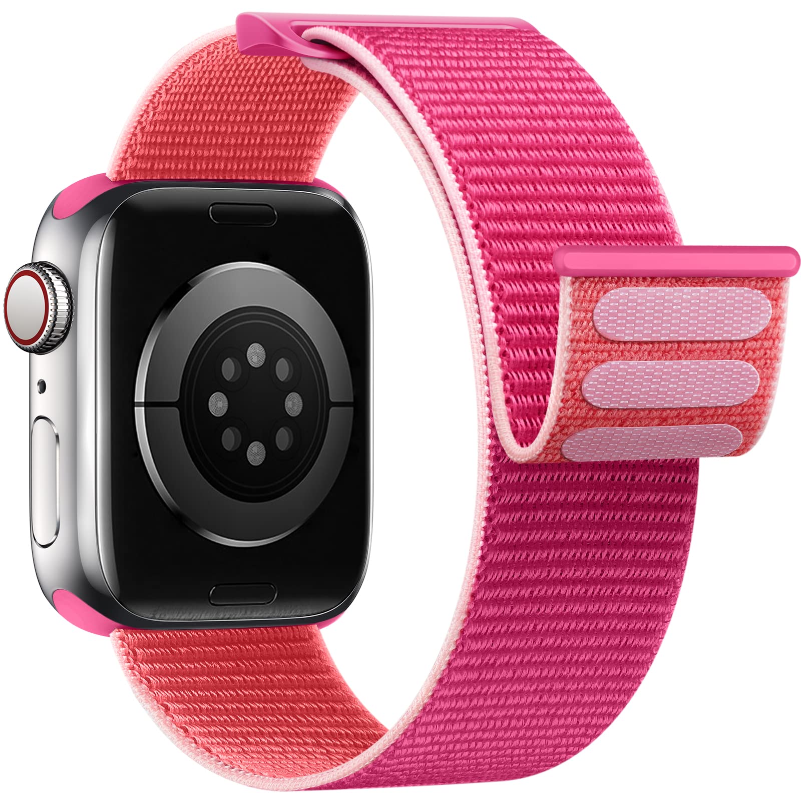 Yoohoo Nylon Straps Compatible with Apple Watch Straps 38mm 40mm 41mm 42mm(Series 10 11) Women Men,Upgraded Soft Nylon Strap Replacement Watch Bands for iWatch Series 11 10 9 8 7 6 5 4 3 2 1 SE
