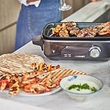 Cuisinart Cook In 5 in 1 Multi Cooker Grill Sear Steam Simmer Slow Grey view 8