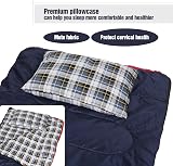 REDCAMP Small Camping Pillow Lightweight 320g Flannel Travel Pillow view 7