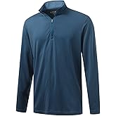 M MAELREG Quarter Zip Pullover Men Jacquard Dry Fit Moisture Wicking Long Sleeve Golf Casual Stretch Sweatshirts For Men