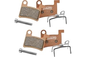 DYISLAND MT600 Electric Bike Disc Brake Pad Two Pairs, Suitable for DYISLAND LD-200PLUS LD4X-600, (Semi-Metallic/Sintered-Metal)
